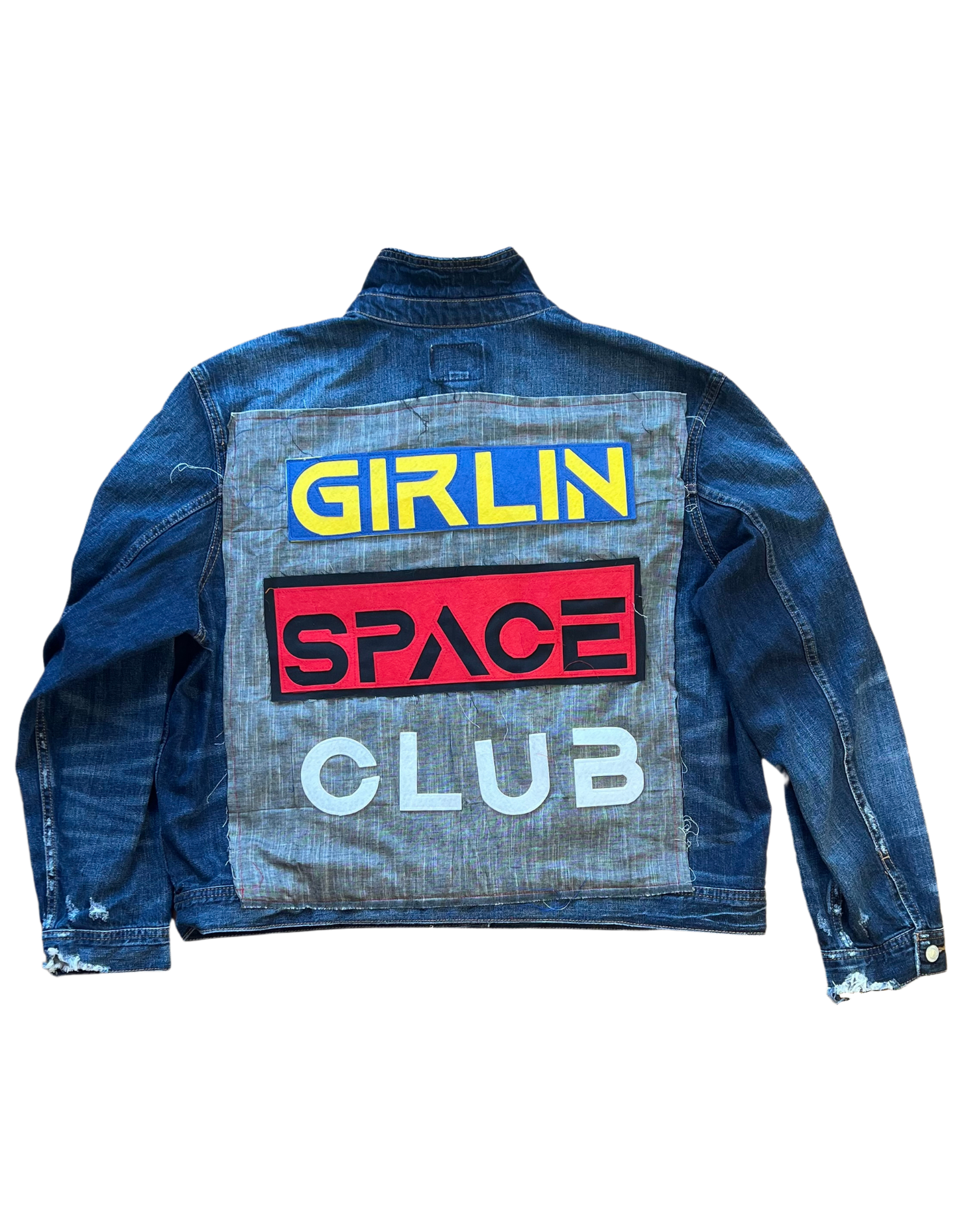 GISC School Days Women's Denim Varsity Jacket
