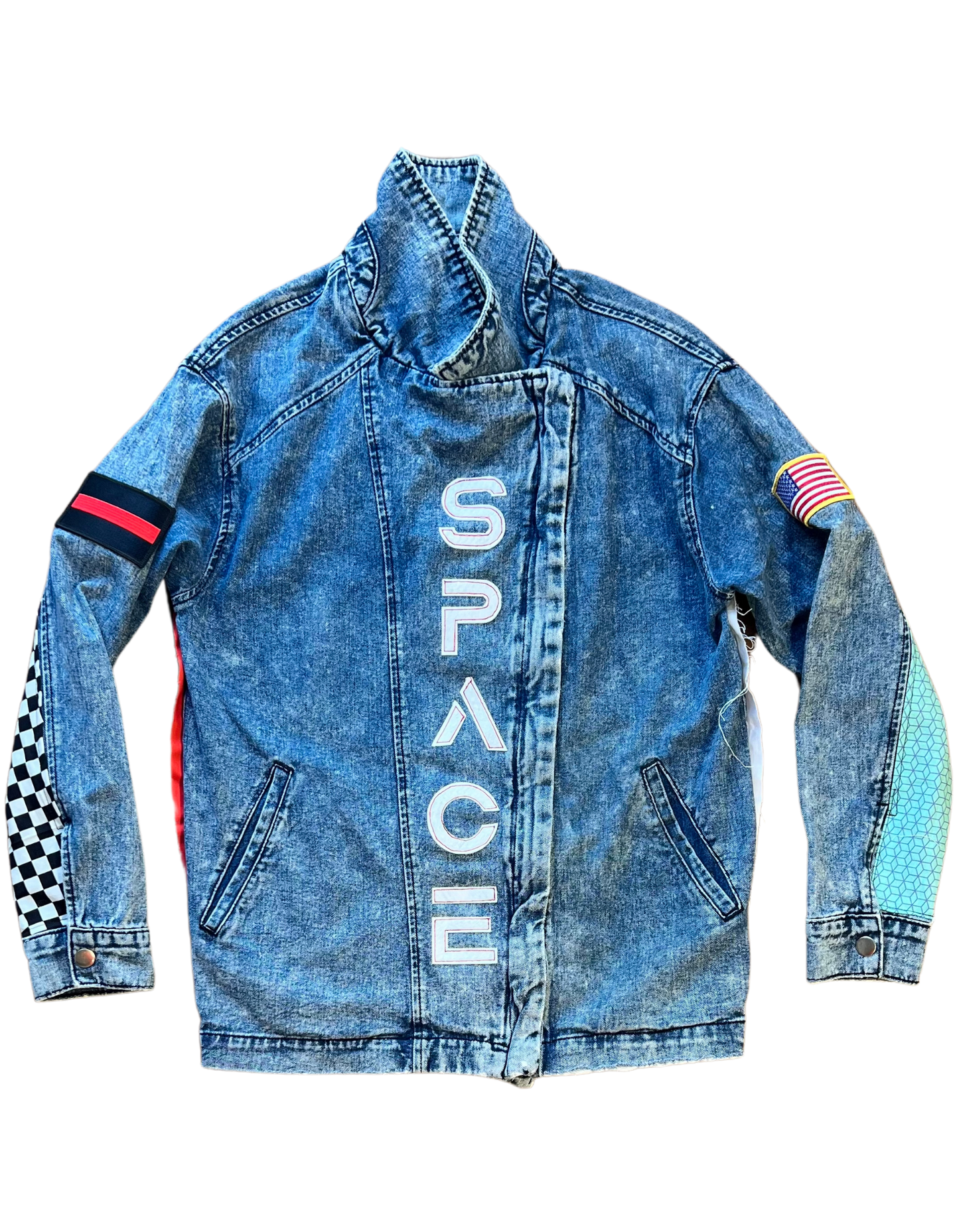 Space Territory Women's Denim Jacket