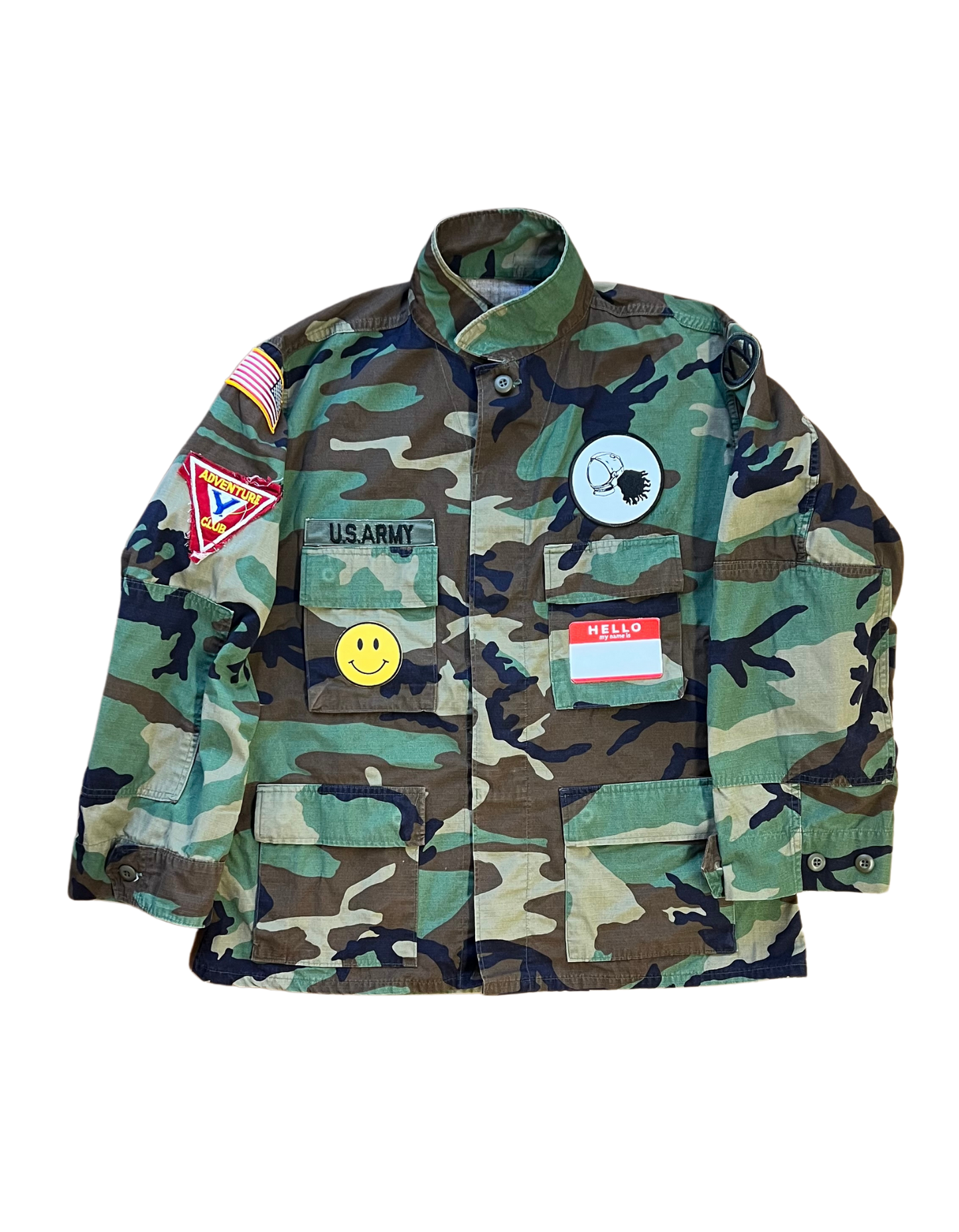 Space Jungle Unisex Military Jacket