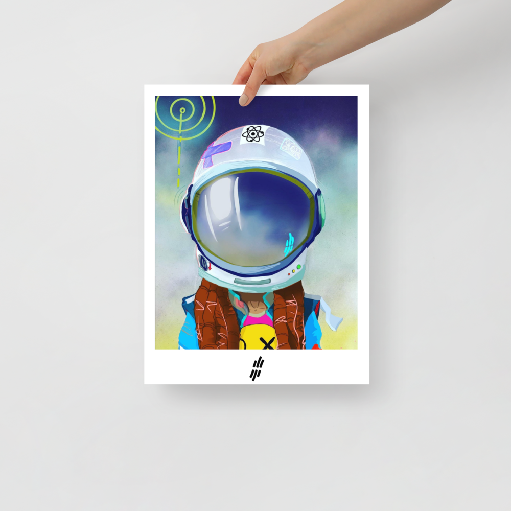 Ku Band Digital Art Print