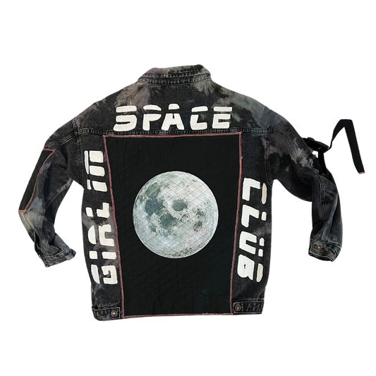 Moon Galaxy Denim Jacket (Dark Side Edition)