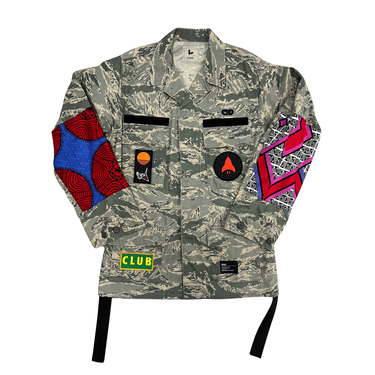 Flight Patterns Military Jacket