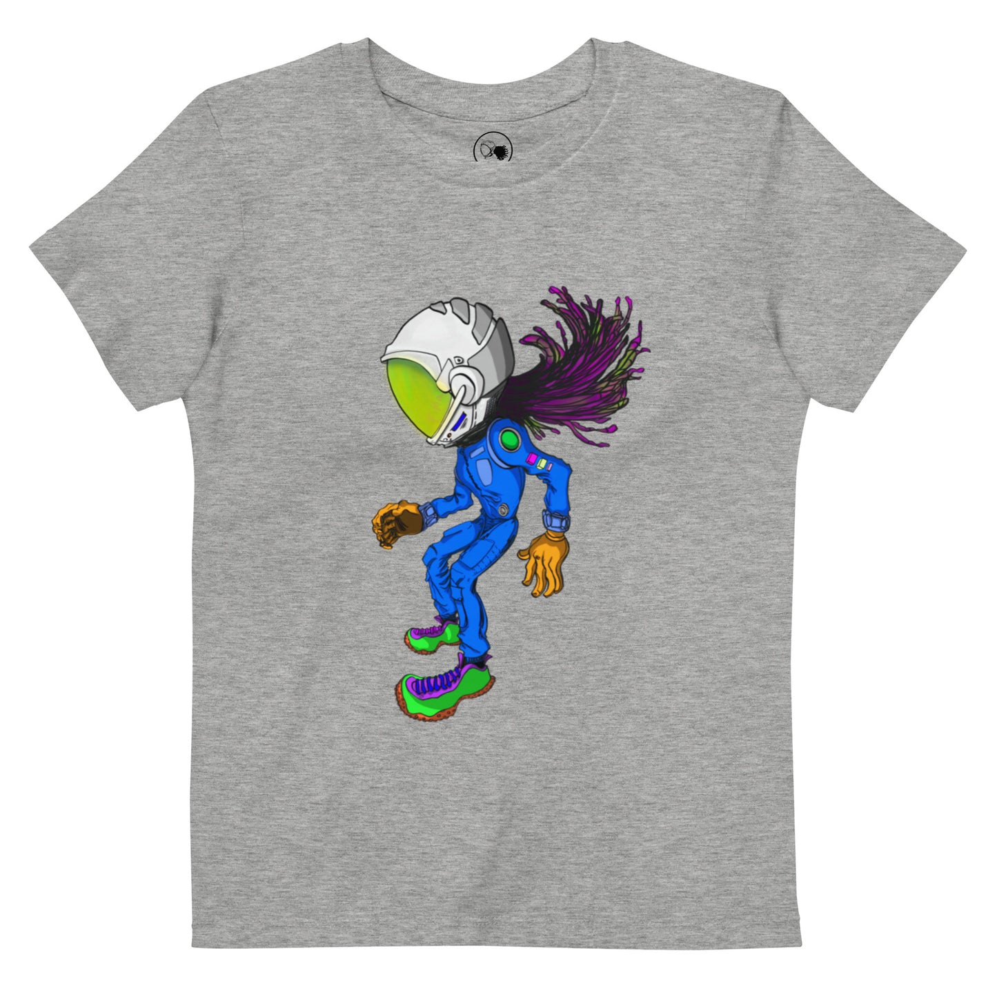 Floating Astronaut Kids T-Shirt (Blue)