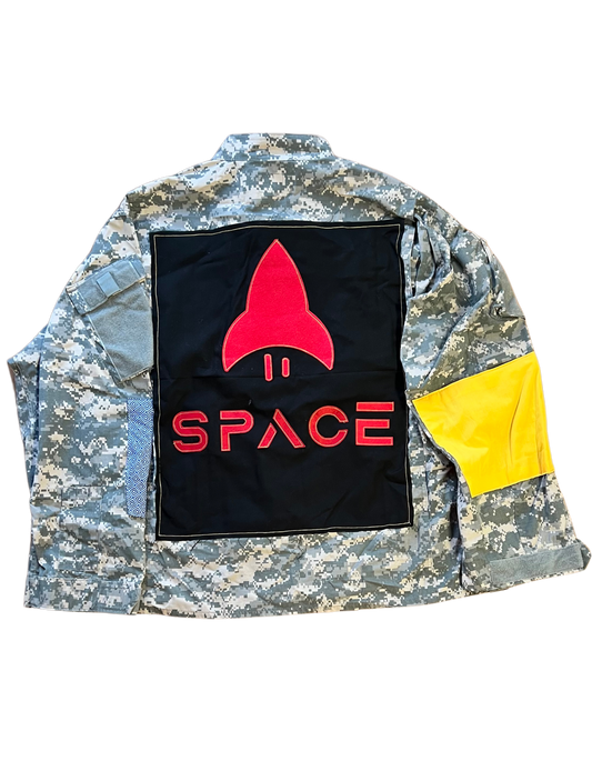 Space "F=ma" Unisex Military Jacket